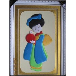 上等立體粘貼畫布娃娃系列，信譽好的立體粘貼畫由匯然貿(mào)易提供