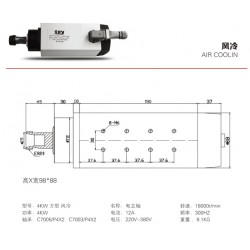 風冷電主軸廠家直銷，價格優(yōu)惠，質量有保障，選濟南星林
