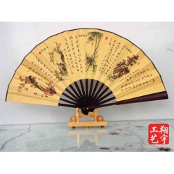 扇子定制，折扇生產(chǎn)廠家，供應(yīng)絹布扇子廠家