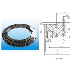 洛陽松瑞機(jī)械供應(yīng)值得信賴的輕型系列回轉(zhuǎn)支承（薄型）外齒式，輕型系列回轉(zhuǎn)支承（薄型）外齒式價格