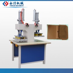 東莞永佳海綿粉撲熱壓成型熔斷機 ，雙頭氣動熱壓機