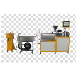 生產(chǎn)現(xiàn)實(shí)驗(yàn)單螺桿擠出造粒機(jī)組 傳動(dòng)、喂料、冷卻系統(tǒng)整機(jī)組
