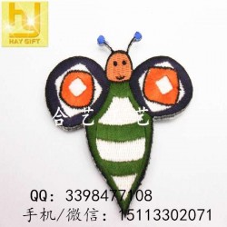 刺繡徽章、肩章、卡通刺繡圖案、水溶繡花