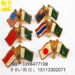生產(chǎn)各國(guó)旗徽章、中國(guó)國(guó)旗徽章、交叉國(guó)旗襟章