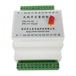 供應(yīng)433mhz無線遙控開關(guān)16路無線模塊DW-J11-16