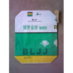 兩紙一膜方底閥口袋，建材包裝袋，安徽廠家直供