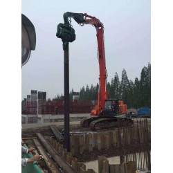 日立490打樁臂，打樁機(jī)打樁臂改裝定制廠家 打拔鋼板樁護(hù)筒裝