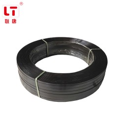 廠家直銷(xiāo)黑色PET塑鋼打包帶環(huán)保
