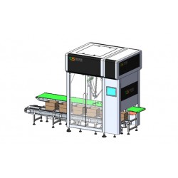 單機(jī)器人柔性裝箱單元
