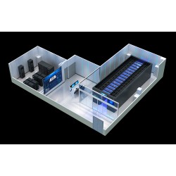 廣州機(jī)房整體鳥瞰效果圖制作|辦公室|指揮大廳效果圖出圖