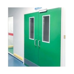 電動平開門門體表面光滑易清潔的特點