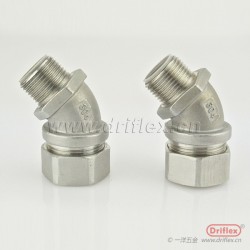 304不銹鋼45度彎頭電工電氣設備穿線用